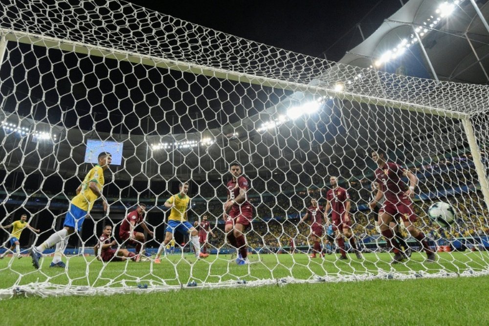 Brazil saw three goals disallowed in Salvador. AFP