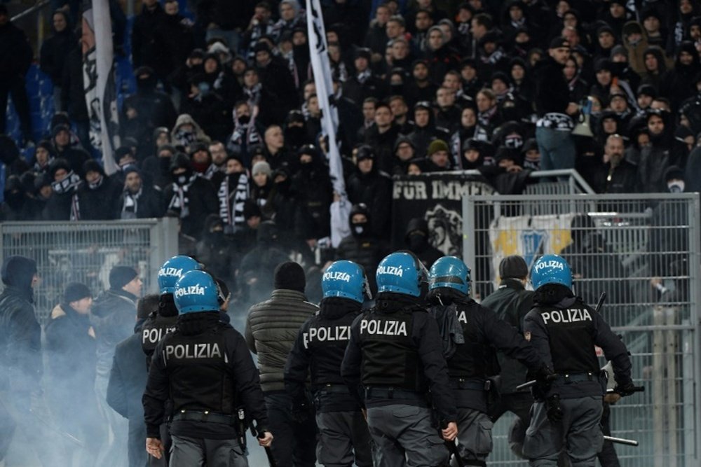 Yet another Italian match was marred by racist and anti-Semitic chanting. GOAL