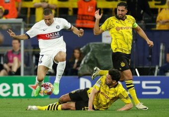 PSG lost the first leg of their Champions League semi-final in Dortmund 1-0. AFP