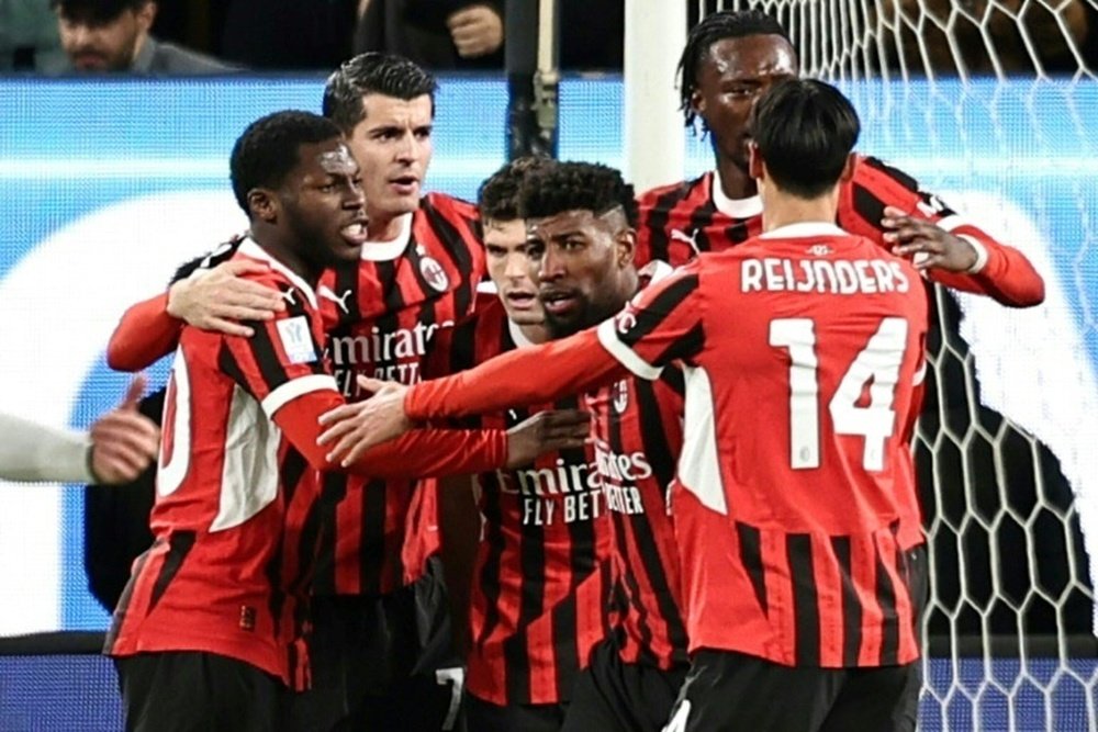 AC Milan will try to win the Italian SuperCup for the eighth time. AFP