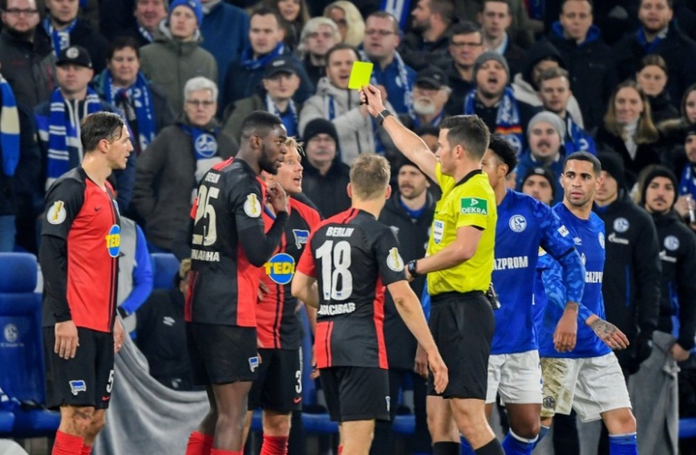 Police investigate racist abuse of Hertha's Torunarigha in German Cup. AFP