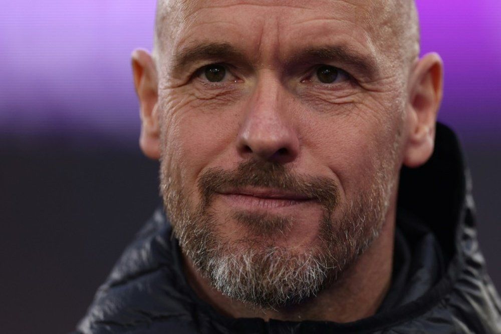 Ten Hag is under growing pressure after a poor season for Manchester United. AFP