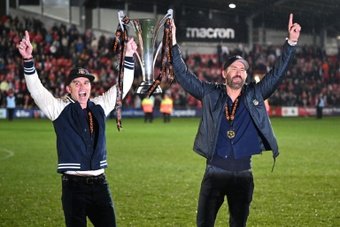 Wrexham now owe nearly £9 million ($11 million, 10.5 million euros) to Hollywood owners Rob McElhenney and Ryan Reynolds after losing £5 million in the year of their promotion to the English Football League, the Welsh club announced Thursday.