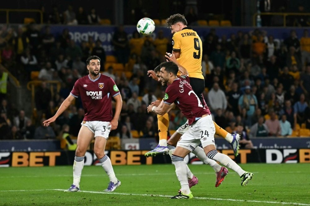Wolves have reportedly rejected a £50 million bid from Newcastle for Larsen. AFP