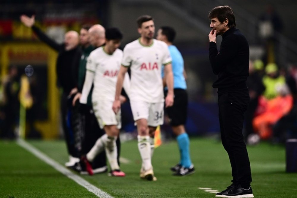 Conte searching for Spurs 'belief' after Milan defeat. AFP