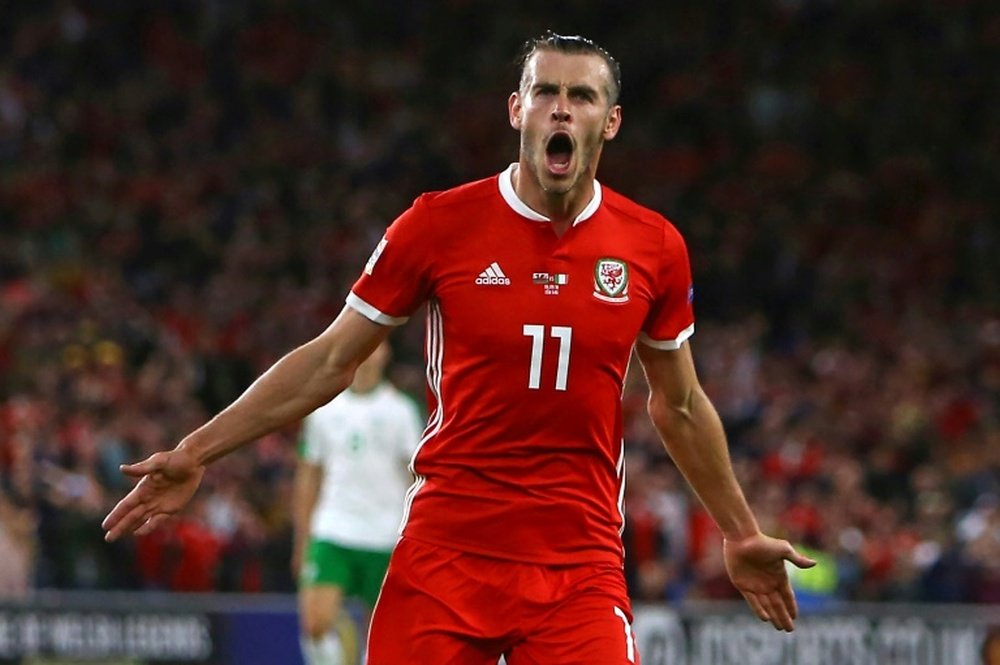 Bale scored a terrific goal against Ireland. AFP
