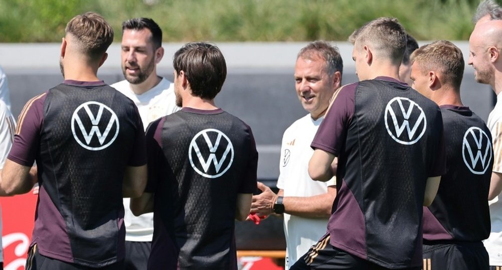 Hansi Flick wants to reverse Germany's losing dynamic making changes. AFP