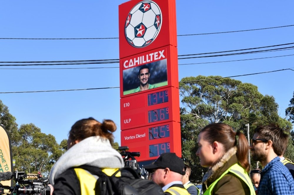 Cahill's selection has come under scrutiny. AFP