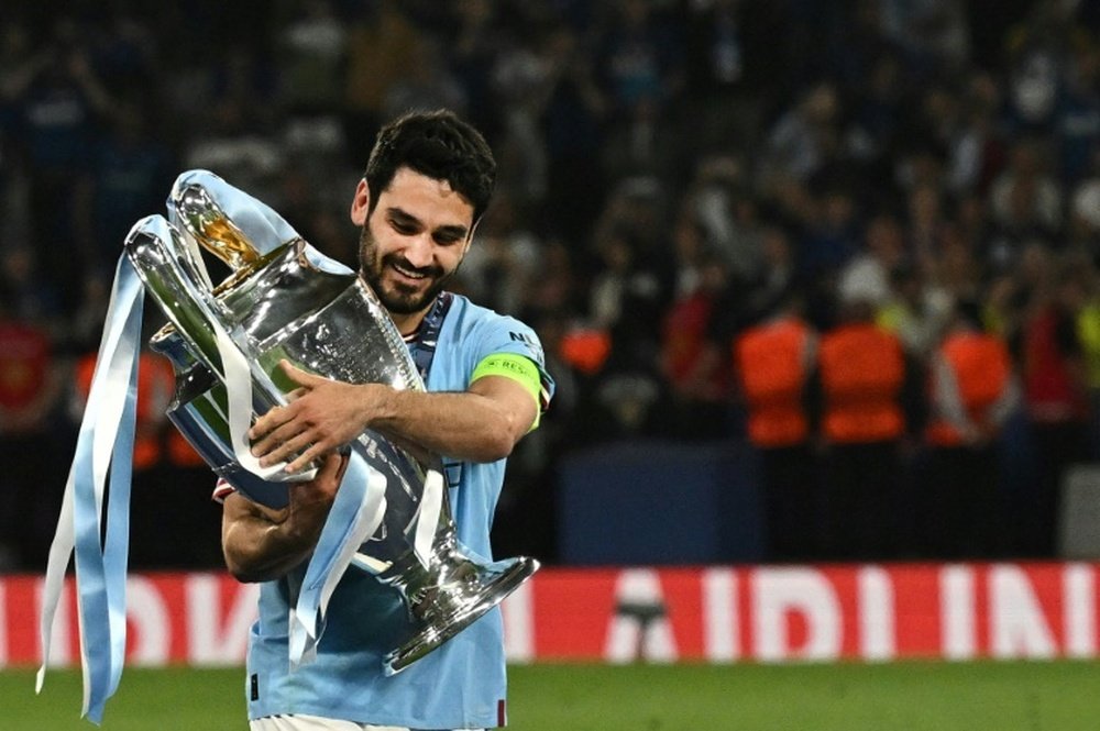 Gundogan has returned to Manchester City after just one season at Barcelona. AFP