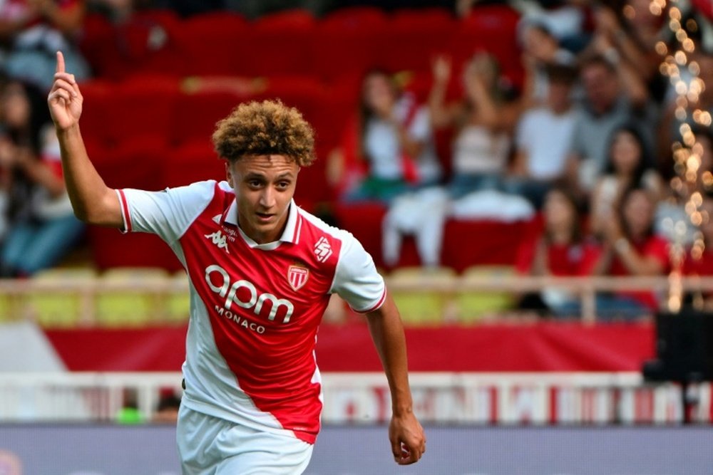 Eliesse Ben Seghir scored during Monacos 3-1 win against Le Havre. AFP