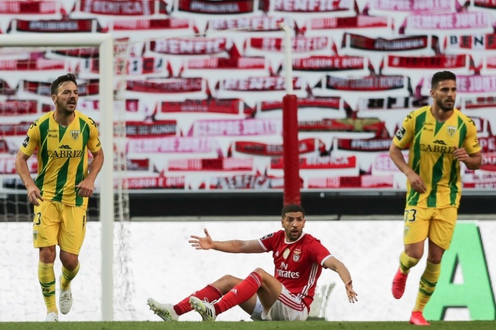 Benfica missed out on the chance to go two points above Porto after draw with Tondela. AFP