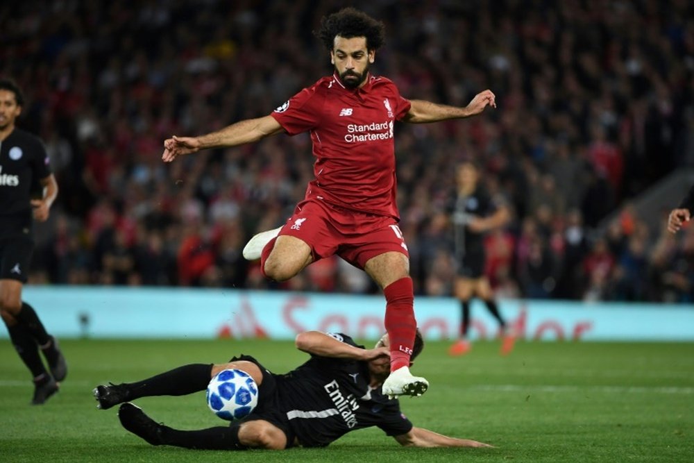 Salah has had a slow start to the season, albeit having scored twice so far. AFP