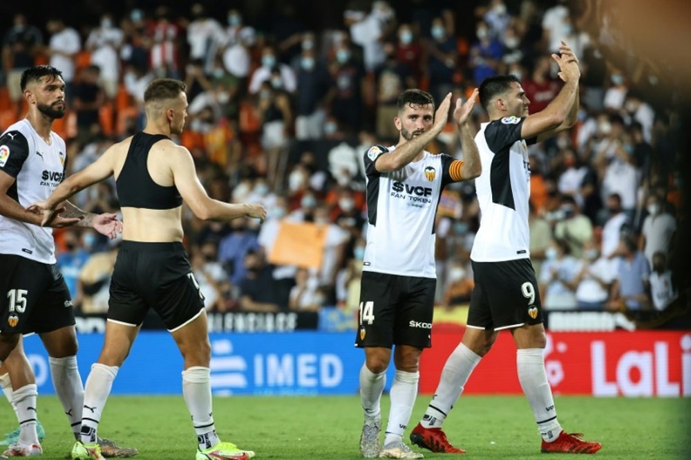 Valencia started their La Liga campaign with a win. AFP
