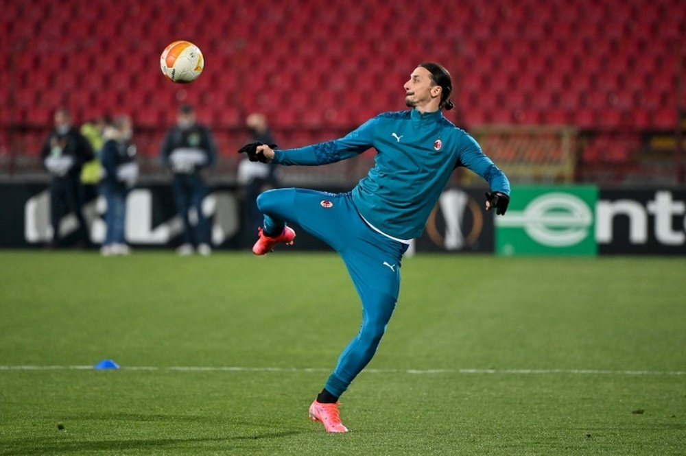 UEFA are investigating racist abuse against Ibrahimovic in Serbia. AFP