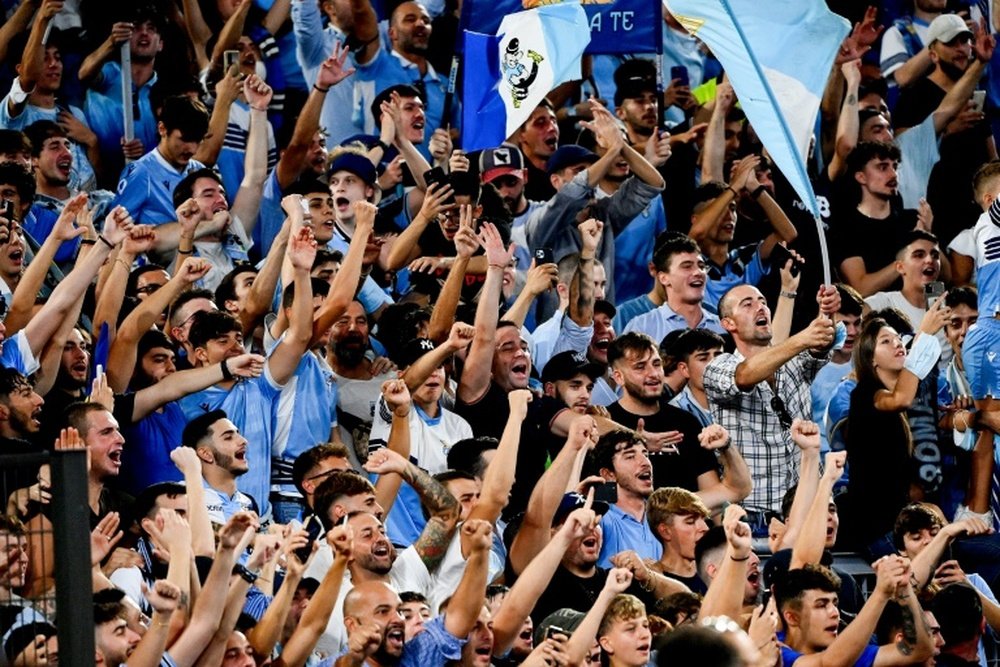 Lazio fans banned from attending Marseille match. AFP