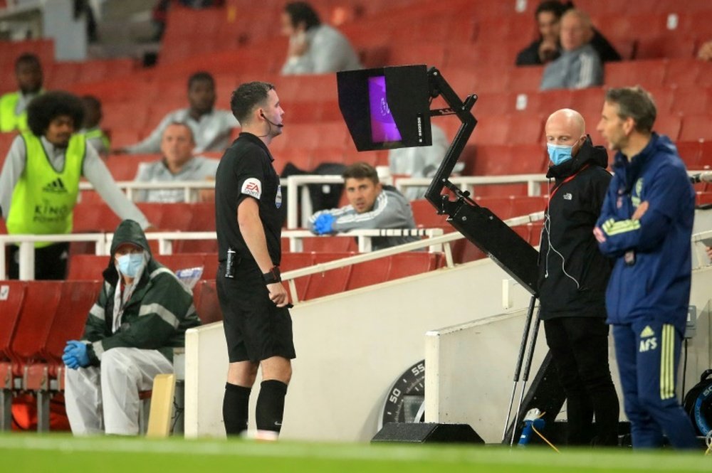 Arsenal boss Arteta bemused by VAR role in Nketiah's red card. AFP