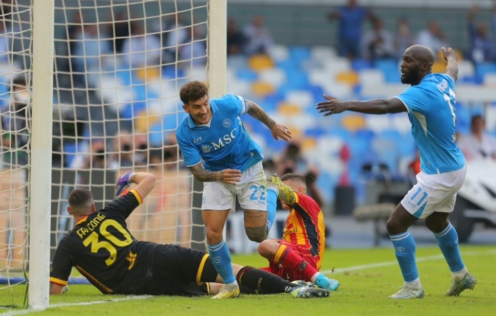 Giovanni Di Lorenzo scored his third goal of the season on Saturday. AFP