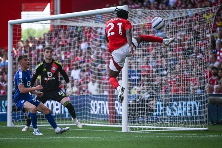 Anthony Elanga is set to join Newcastle from Nottingham Forest. AFP