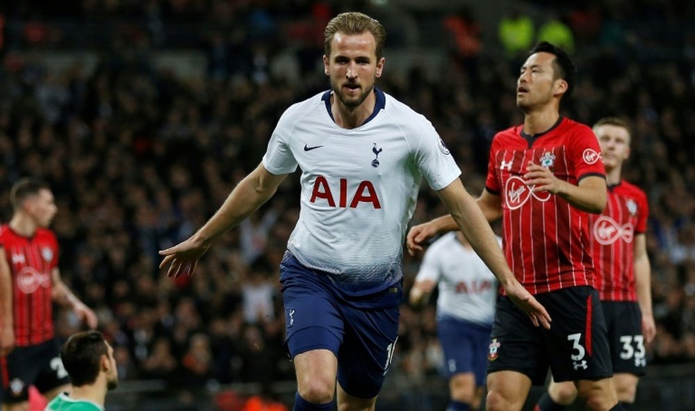 Tottenham raced home against the 'Saints'. AFP