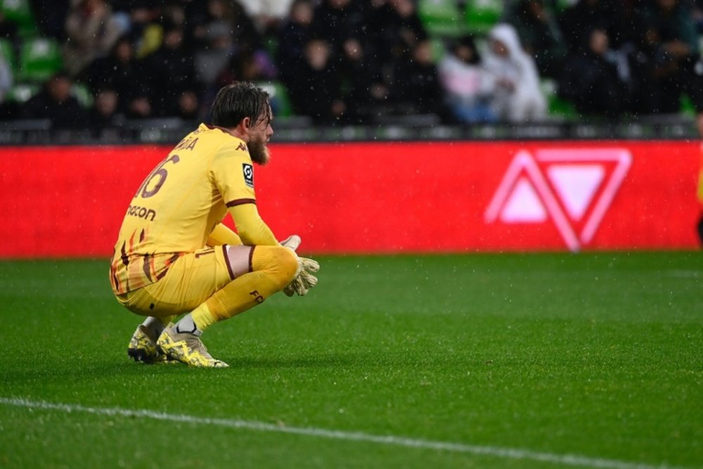 Oukidja received a backpass from teammate Fali Cande in the 76th minute. AFP