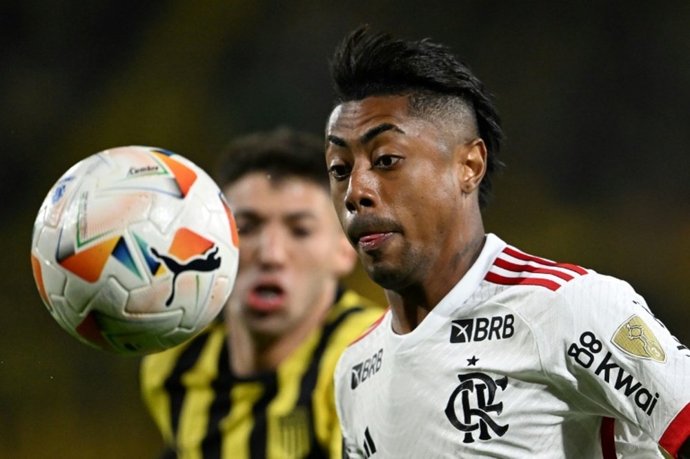 Bruno Henrique is suspected of intentionally seeking a yellow card to favour bets. AFP