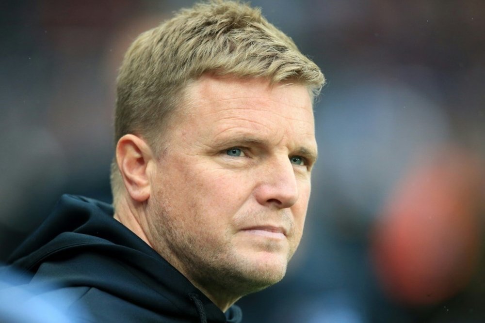 Eddie Howe is not getting carried away as Newcastle return to Premier League action. AFP