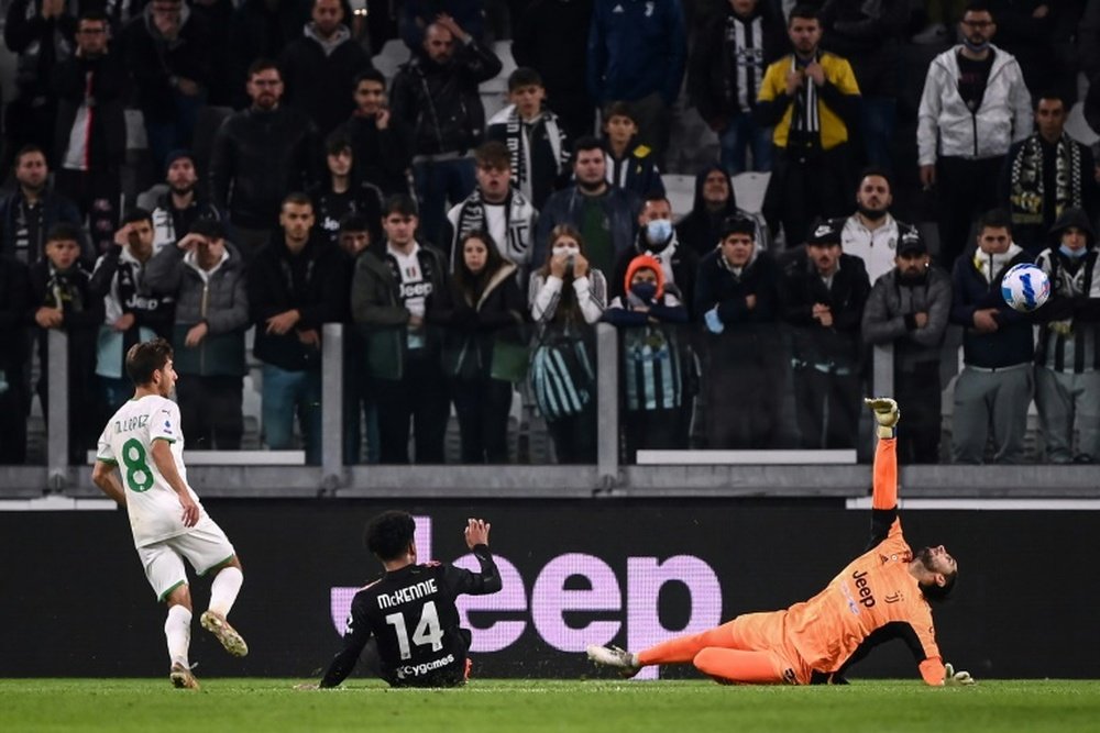 Maxime Lopez scored the winner v Juve. AFP