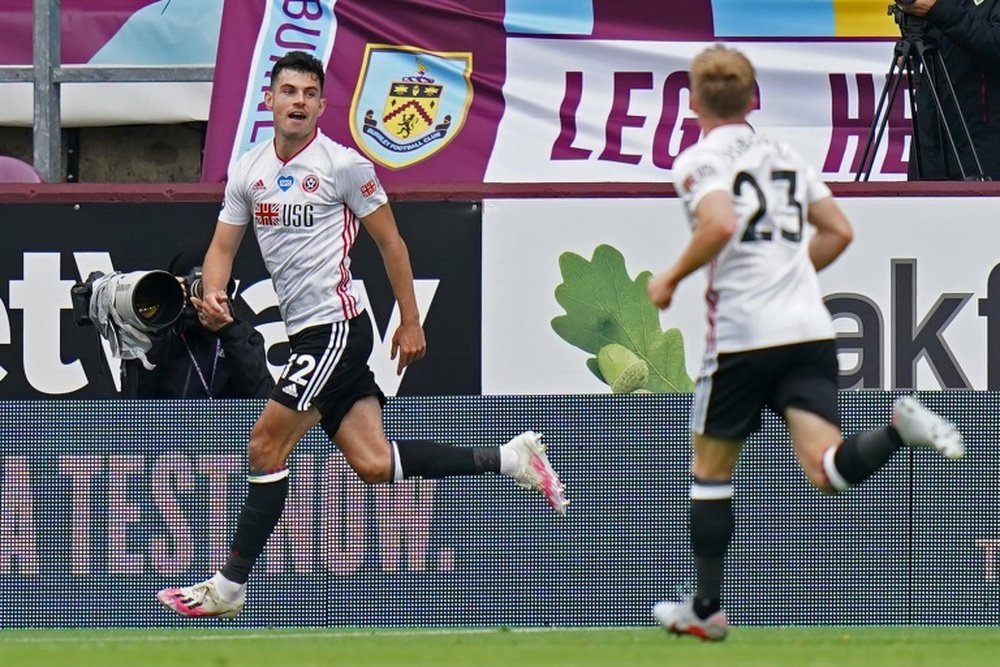 Egan gives Blades share of the spoils at Burnley. AFP