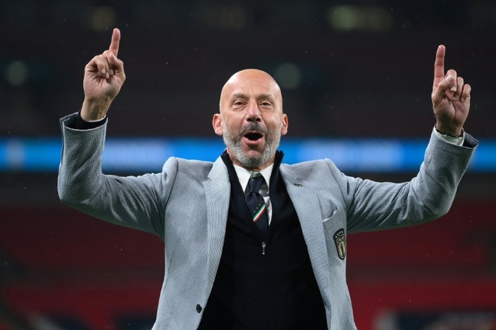 Vialli was diagnosed with cancer in 2017. AFP