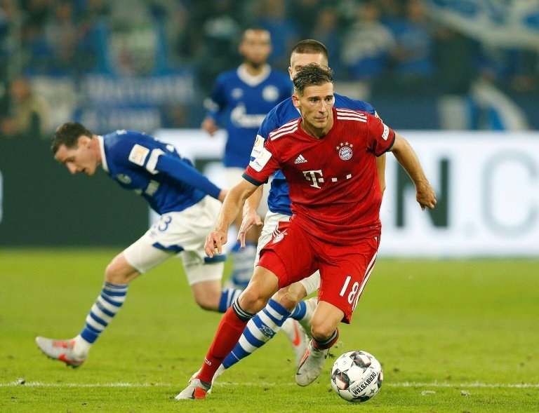 Goretzka featuring against his former club Schalke. AFP