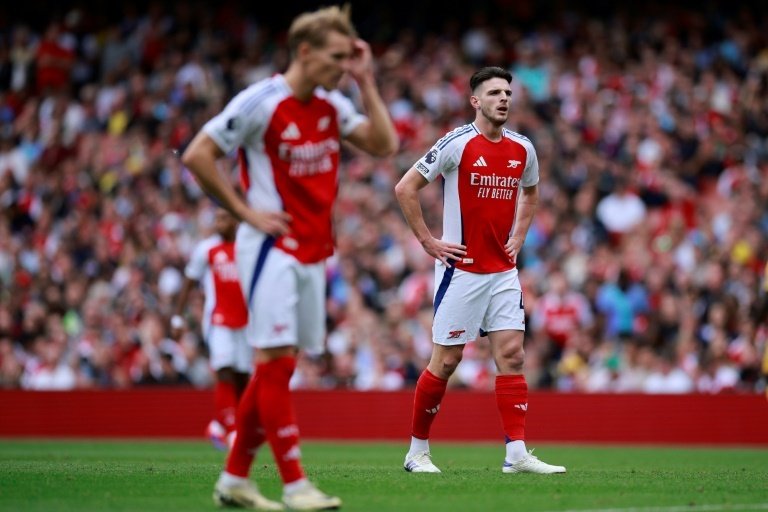 Arteta 'amazed' by Rice red card in Arsenal draw