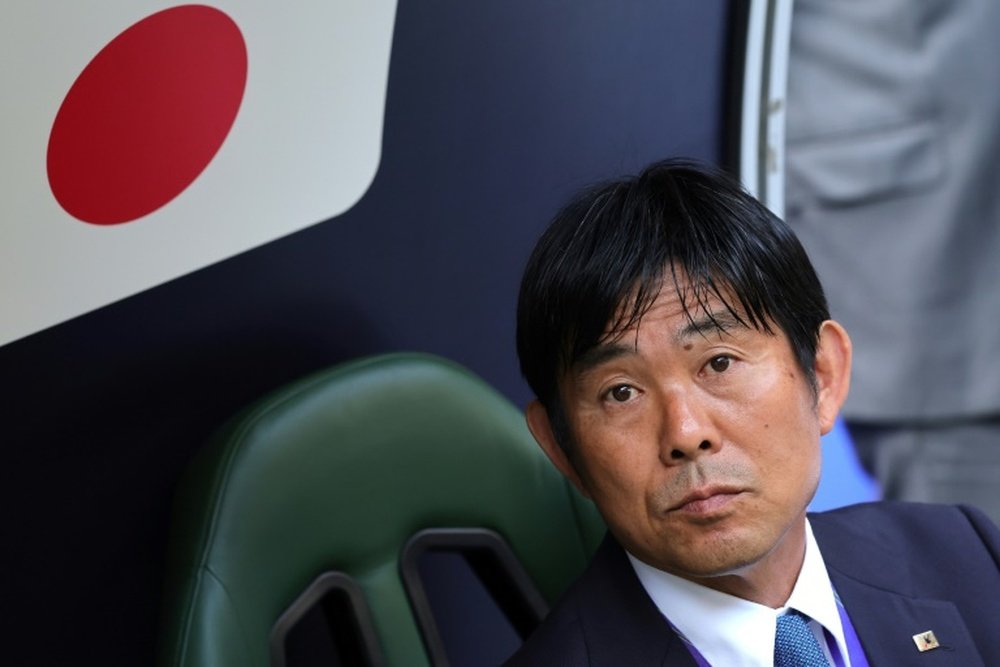 Moriyasu took full responsibility after Japan were knocked out of the Asian Cup. AFP
