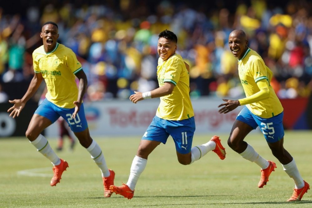 Sundowns hammer African giants Ahly to secure last-eight place. AFP