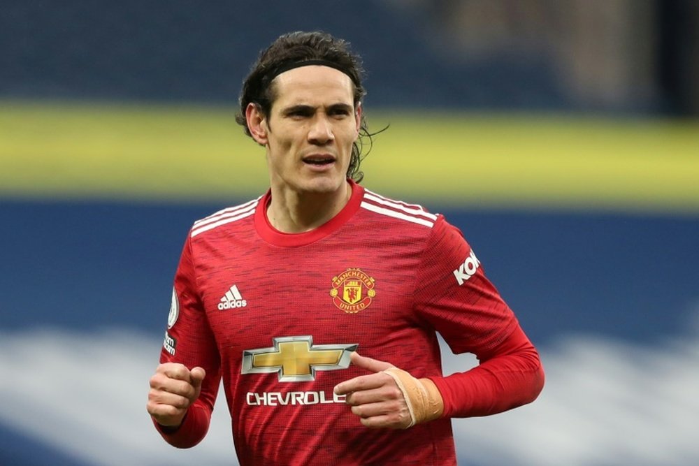 Cavani in line for Man Utd return against Palace. AFP