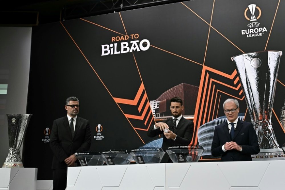 The draw for the Europa League play-offs took place on Friday. AFP