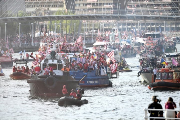 Bilbao rejoices as Athletic parade Copa del Rey trophy on boat