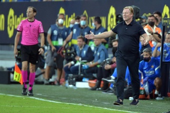 Koeman got sent-off in the 96th minute. AFP