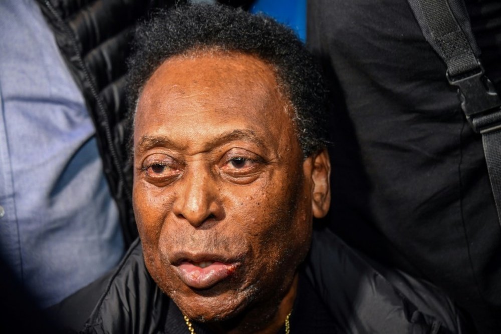 Pele underwent surgery for a tumor on September 4, and spent a month in hospital. AFP