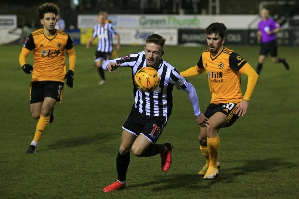Wolves ride their luck as Vitinha's rocket sinks Chorley. AFP