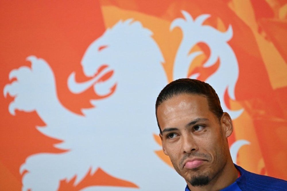 Van Dijk spoke ahead of Netherlands' clash against Argentina. AFP