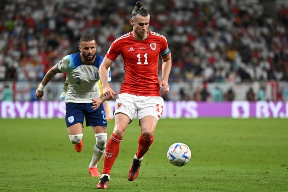 Bale struggled to make an impact in Qatar. AFP