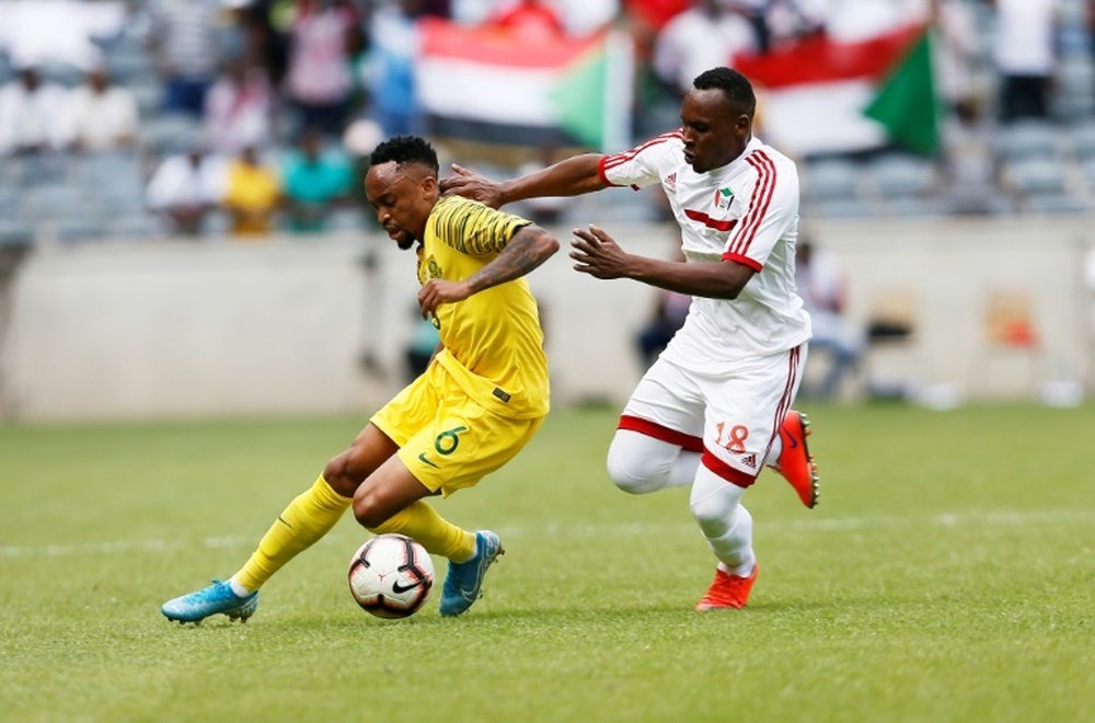 South Africa bounced back from defeat to Ghana to beat Sudan. AFP