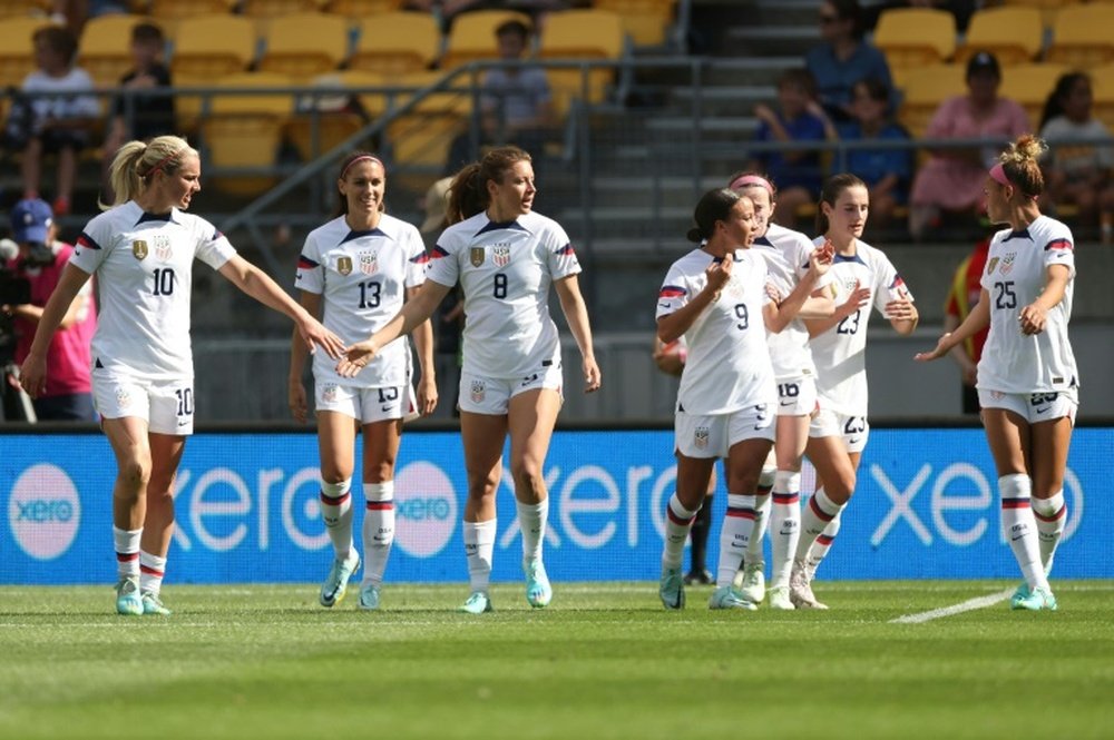 USA put New Zealand to the sword in an international friendly. AFP