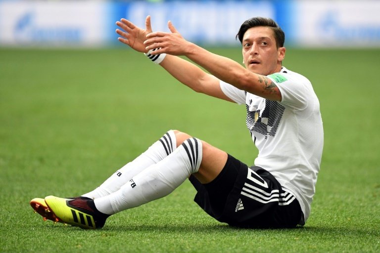 Ozil's allegations have been rejected by the DFB. AFP