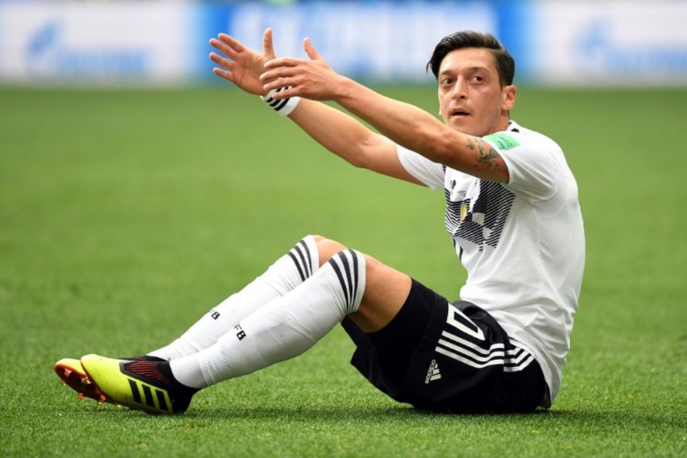 Ozil's allegations have been rejected by the DFB. AFP