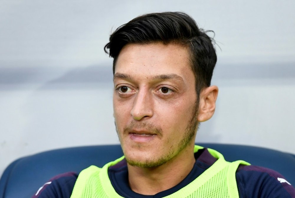 Mesut Ozil ignored Joachim Löw at Arsenal's training ground. AFP