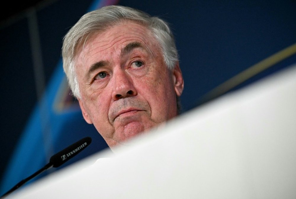 Ancelotti says Guardiola is underestimating his team's chances of beating Real Madrid. AFP