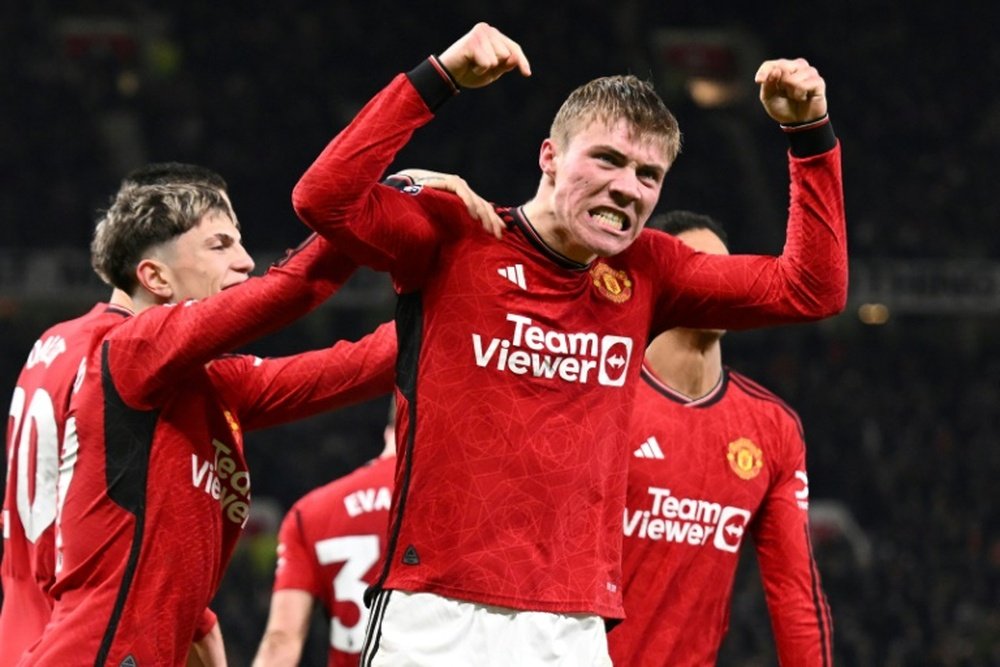 Hojlund ends goal drought as United fight back to beat Villa. AFP