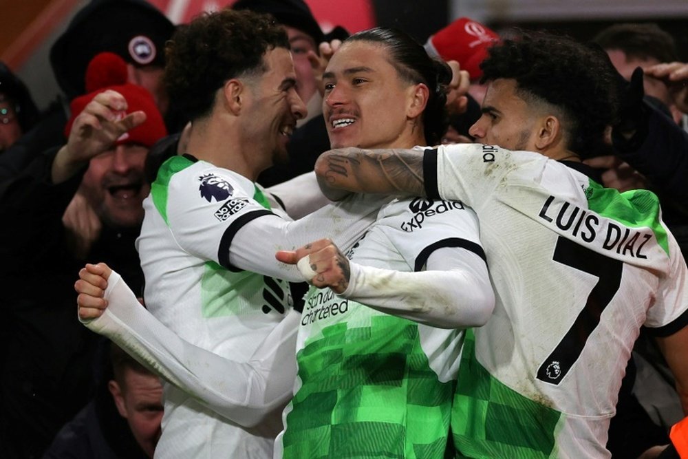 Liverpool restored a five-point lead at the top of the Premier League. AFP