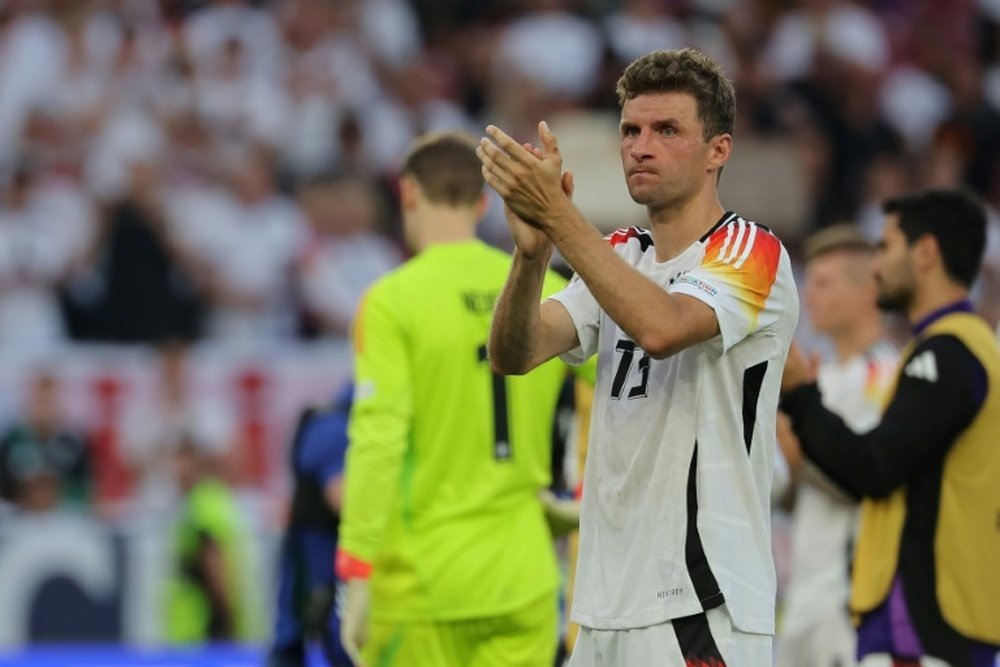 Mueller said Monday he was retiring from international football. AFP